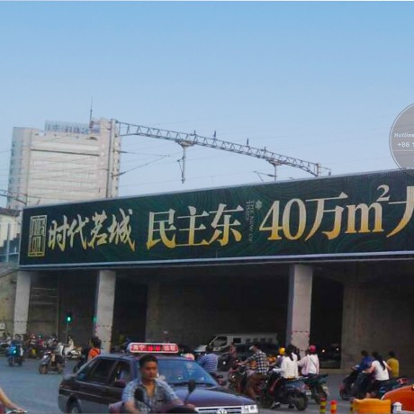 **价格广告街杆结构立体展示